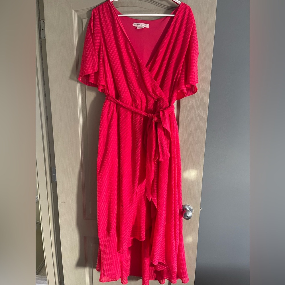 Flowy wrap dress